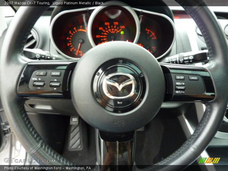 Liquid Platinum Metallic / Black 2007 Mazda CX-7 Touring