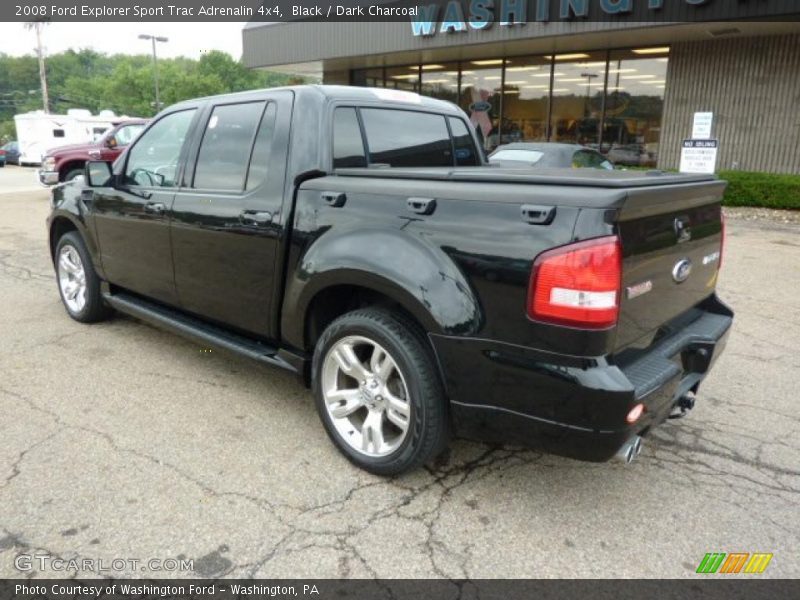 Black / Dark Charcoal 2008 Ford Explorer Sport Trac Adrenalin 4x4