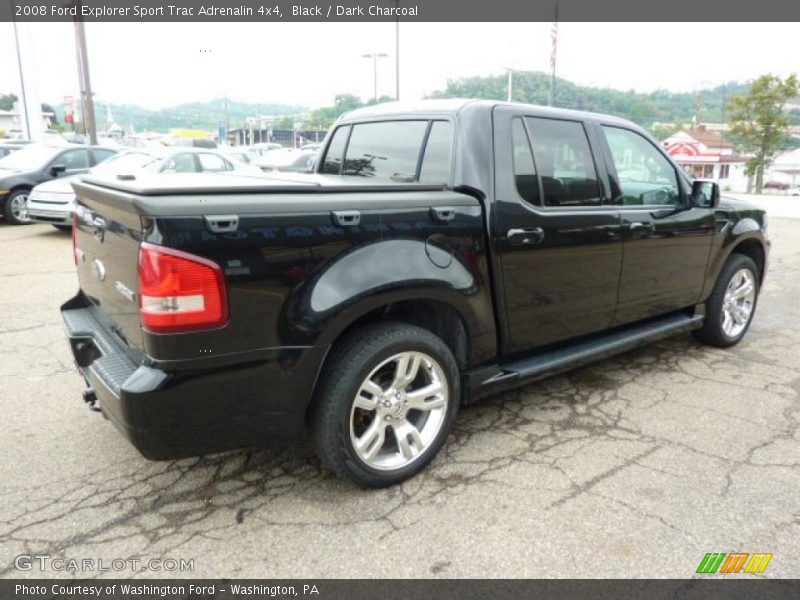 Black / Dark Charcoal 2008 Ford Explorer Sport Trac Adrenalin 4x4