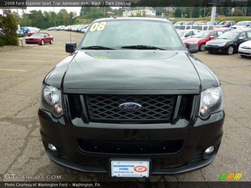 Black / Dark Charcoal 2008 Ford Explorer Sport Trac Adrenalin 4x4