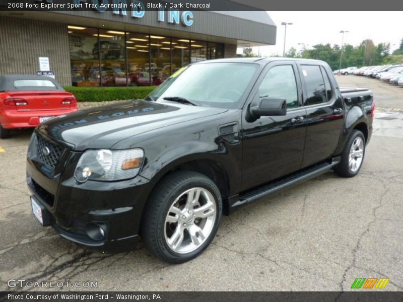 Black / Dark Charcoal 2008 Ford Explorer Sport Trac Adrenalin 4x4