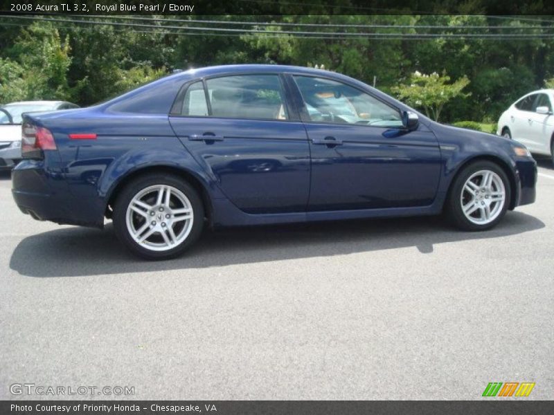 Royal Blue Pearl / Ebony 2008 Acura TL 3.2