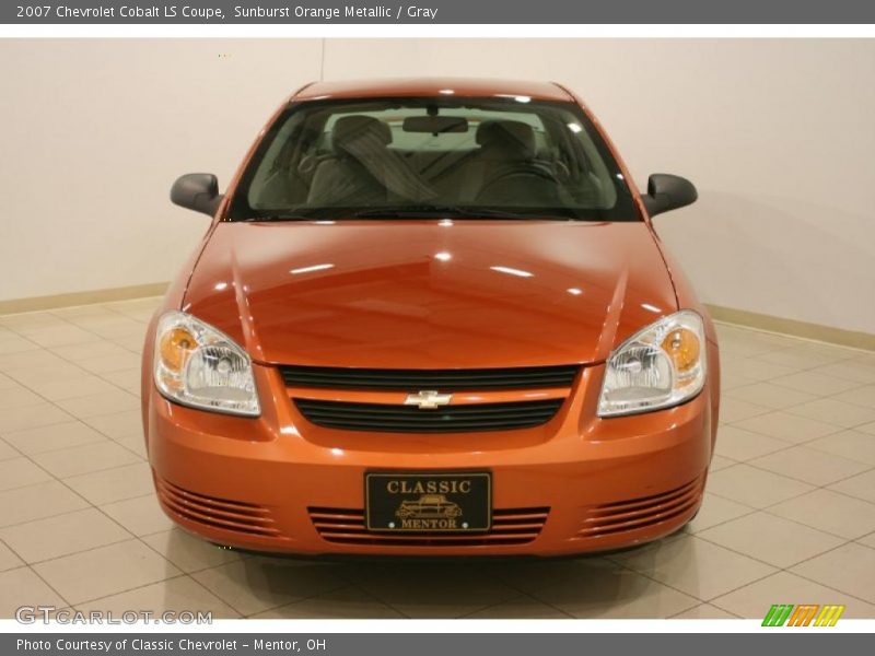 Sunburst Orange Metallic / Gray 2007 Chevrolet Cobalt LS Coupe