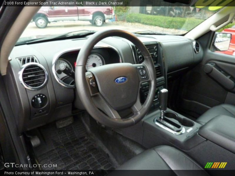 Black / Dark Charcoal 2008 Ford Explorer Sport Trac Adrenalin 4x4