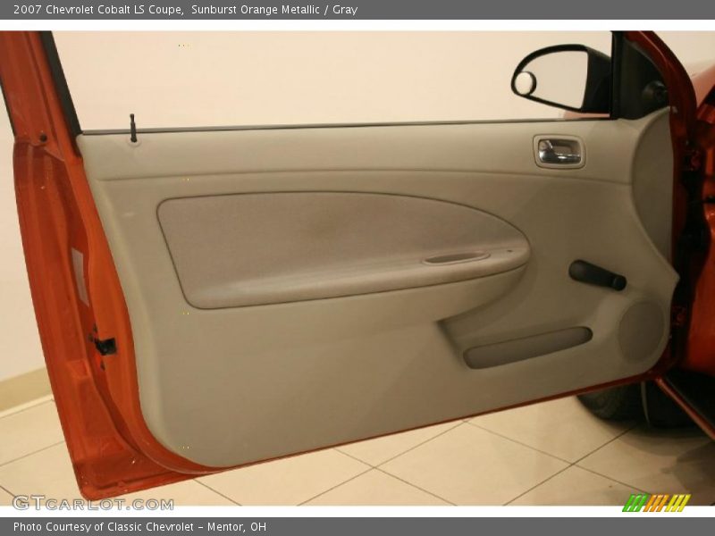 Sunburst Orange Metallic / Gray 2007 Chevrolet Cobalt LS Coupe