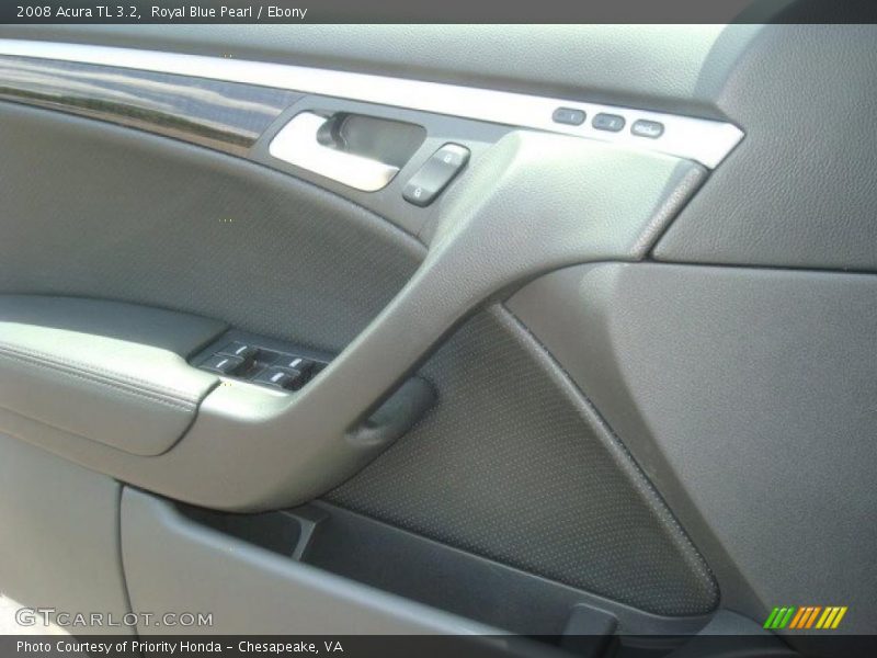 Royal Blue Pearl / Ebony 2008 Acura TL 3.2