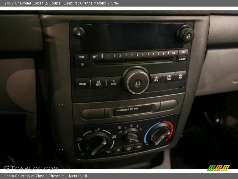 Sunburst Orange Metallic / Gray 2007 Chevrolet Cobalt LS Coupe