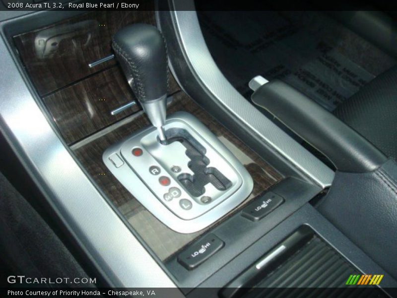 Royal Blue Pearl / Ebony 2008 Acura TL 3.2