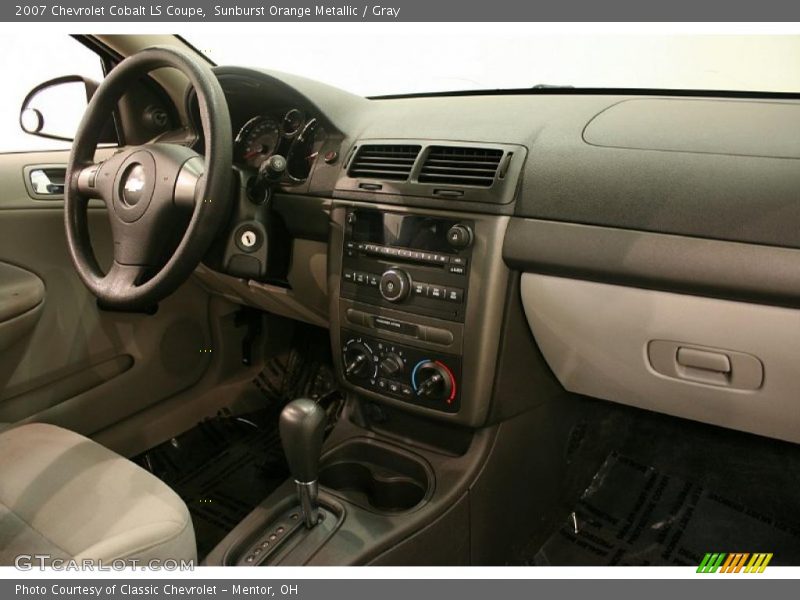 Sunburst Orange Metallic / Gray 2007 Chevrolet Cobalt LS Coupe