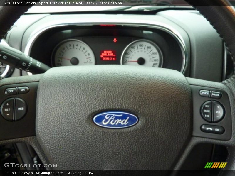 Black / Dark Charcoal 2008 Ford Explorer Sport Trac Adrenalin 4x4