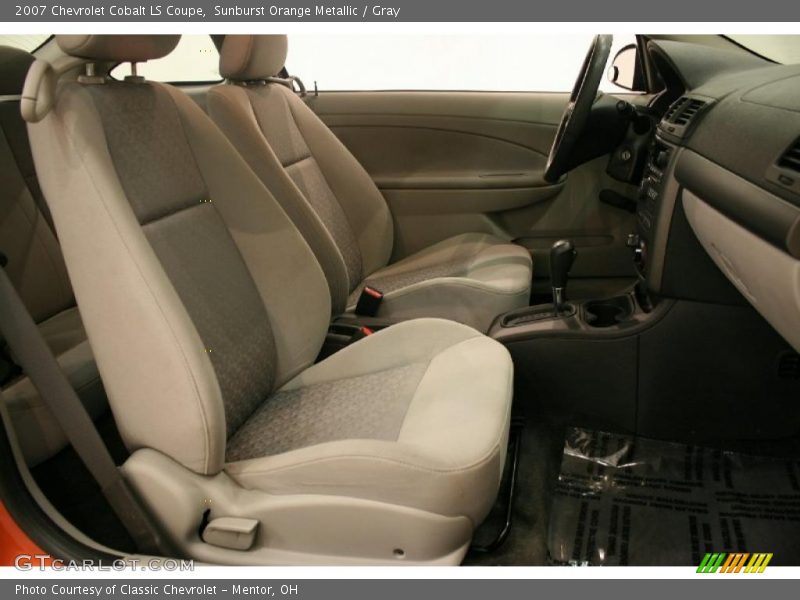Sunburst Orange Metallic / Gray 2007 Chevrolet Cobalt LS Coupe
