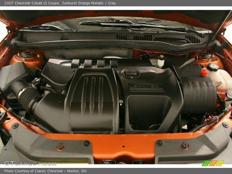 Sunburst Orange Metallic / Gray 2007 Chevrolet Cobalt LS Coupe