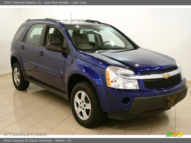 Laser Blue Metallic / Light Gray 2006 Chevrolet Equinox LS
