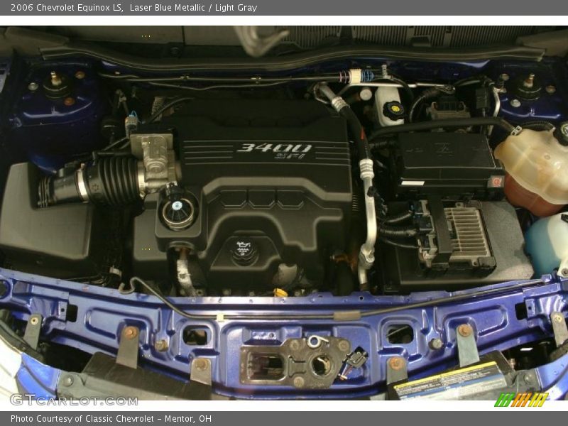 Laser Blue Metallic / Light Gray 2006 Chevrolet Equinox LS