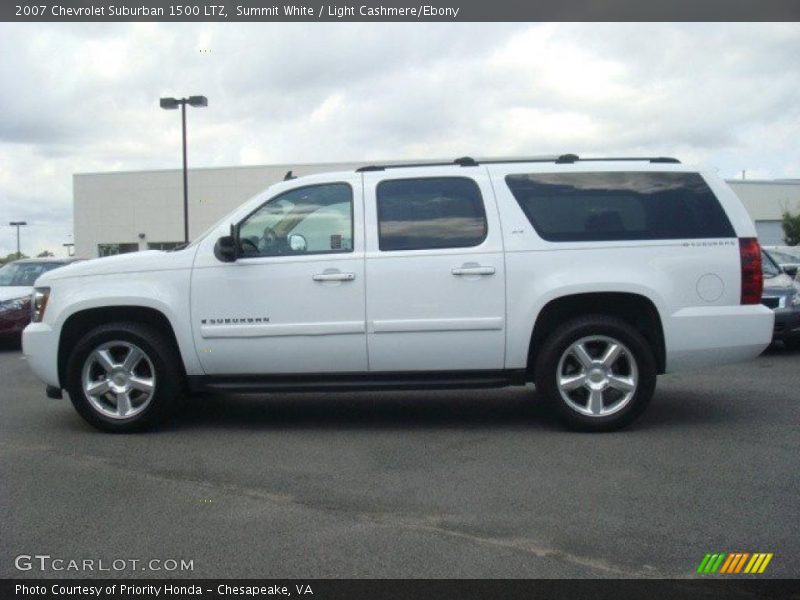 Summit White / Light Cashmere/Ebony 2007 Chevrolet Suburban 1500 LTZ
