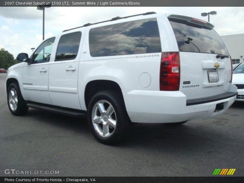 Summit White / Light Cashmere/Ebony 2007 Chevrolet Suburban 1500 LTZ