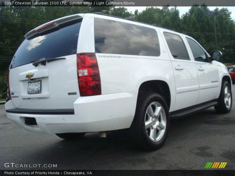 Summit White / Light Cashmere/Ebony 2007 Chevrolet Suburban 1500 LTZ