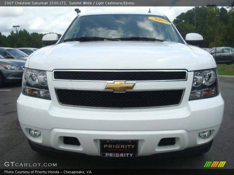 Summit White / Light Cashmere/Ebony 2007 Chevrolet Suburban 1500 LTZ