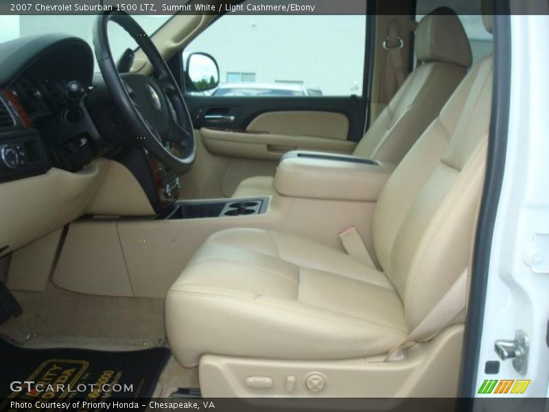 Summit White / Light Cashmere/Ebony 2007 Chevrolet Suburban 1500 LTZ