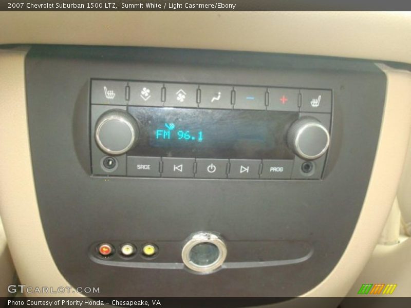 Summit White / Light Cashmere/Ebony 2007 Chevrolet Suburban 1500 LTZ
