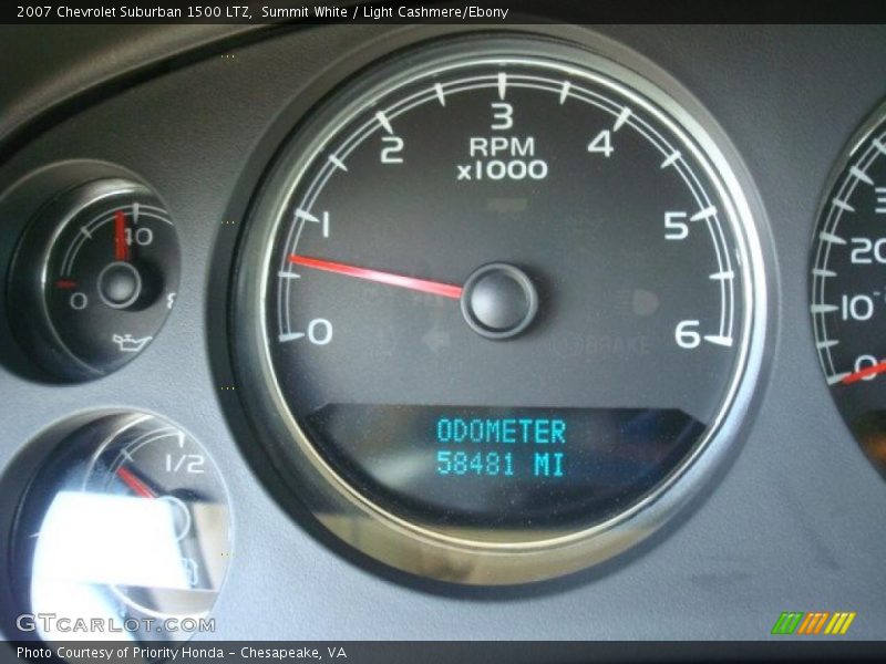 Summit White / Light Cashmere/Ebony 2007 Chevrolet Suburban 1500 LTZ