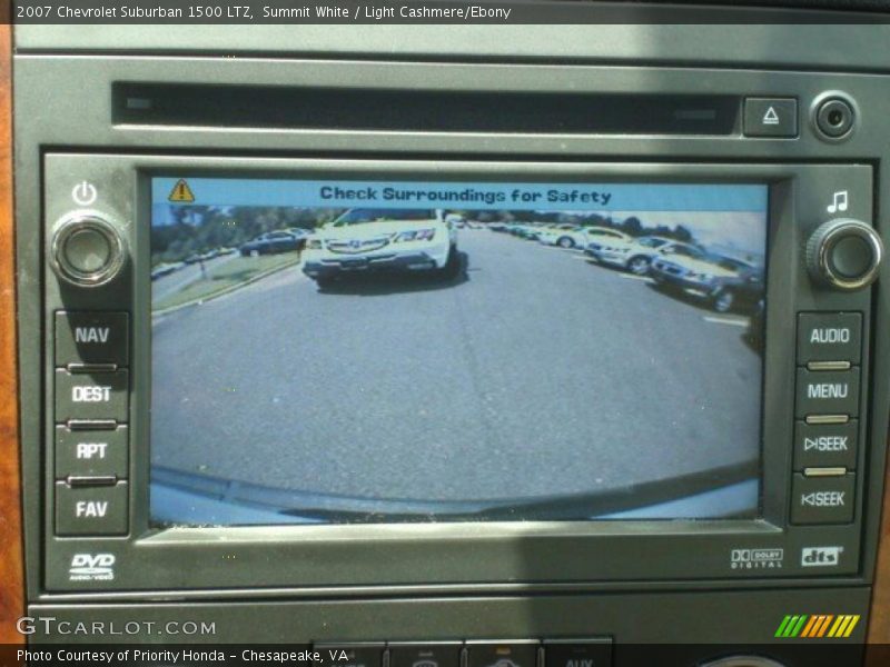 Summit White / Light Cashmere/Ebony 2007 Chevrolet Suburban 1500 LTZ