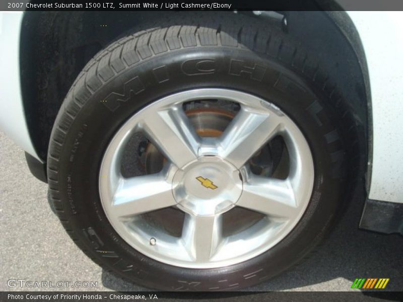 Summit White / Light Cashmere/Ebony 2007 Chevrolet Suburban 1500 LTZ