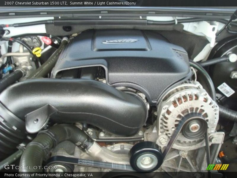 Summit White / Light Cashmere/Ebony 2007 Chevrolet Suburban 1500 LTZ