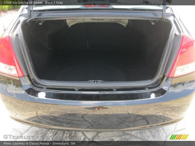 Black / Gray 2008 Kia Spectra EX Sedan