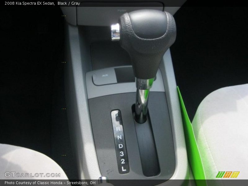 Black / Gray 2008 Kia Spectra EX Sedan