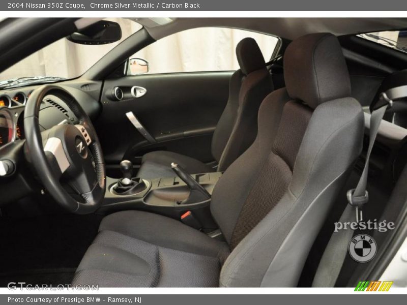 Chrome Silver Metallic / Carbon Black 2004 Nissan 350Z Coupe