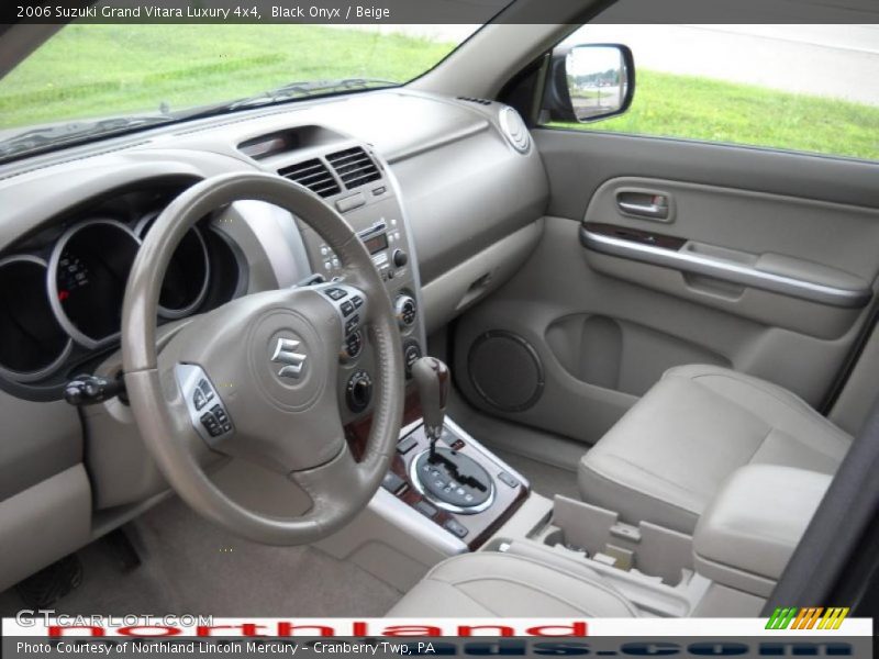 Black Onyx / Beige 2006 Suzuki Grand Vitara Luxury 4x4