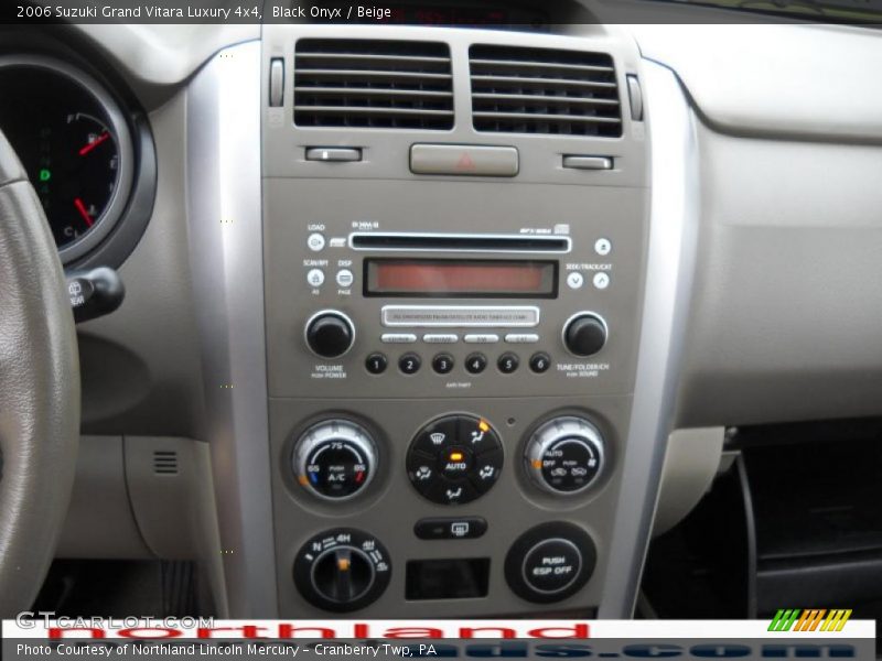Black Onyx / Beige 2006 Suzuki Grand Vitara Luxury 4x4