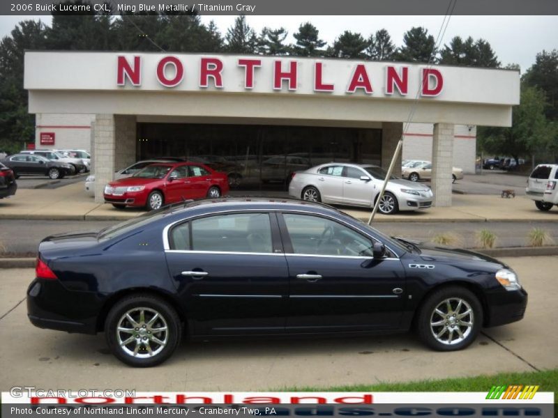 Ming Blue Metallic / Titanium Gray 2006 Buick Lucerne CXL