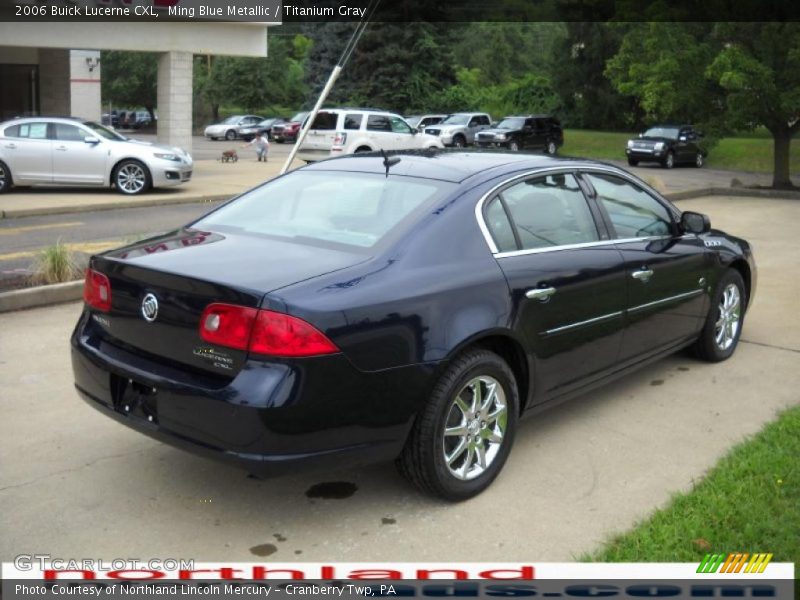 Ming Blue Metallic / Titanium Gray 2006 Buick Lucerne CXL