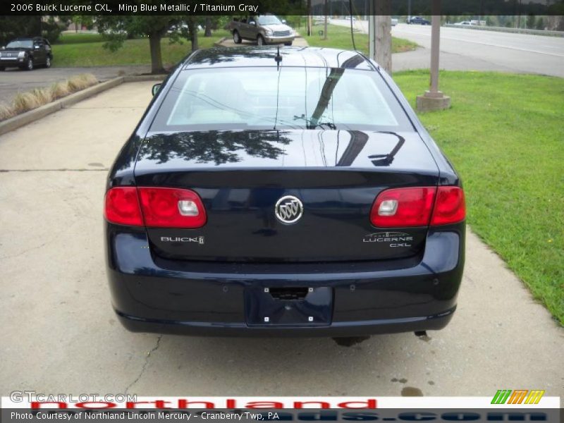 Ming Blue Metallic / Titanium Gray 2006 Buick Lucerne CXL