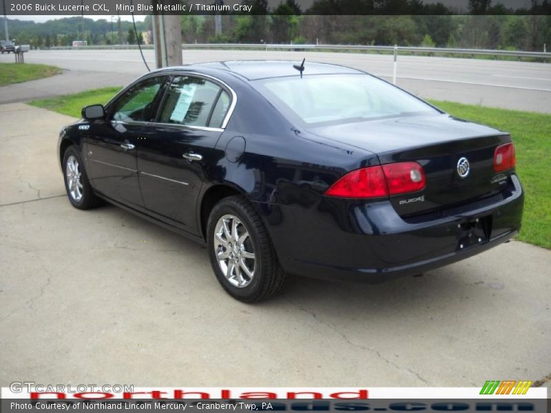 Ming Blue Metallic / Titanium Gray 2006 Buick Lucerne CXL