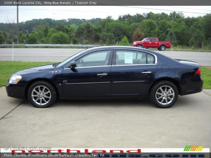 Ming Blue Metallic / Titanium Gray 2006 Buick Lucerne CXL
