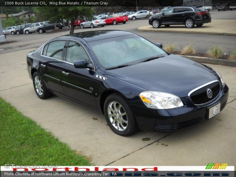 Ming Blue Metallic / Titanium Gray 2006 Buick Lucerne CXL