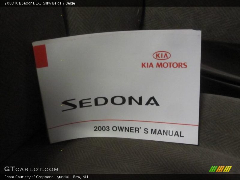 Silky Beige / Beige 2003 Kia Sedona LX