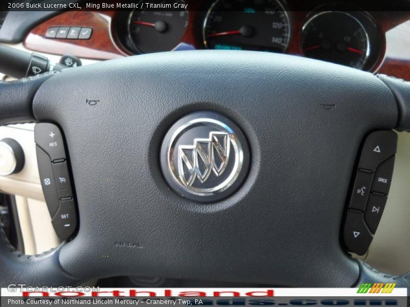 Ming Blue Metallic / Titanium Gray 2006 Buick Lucerne CXL