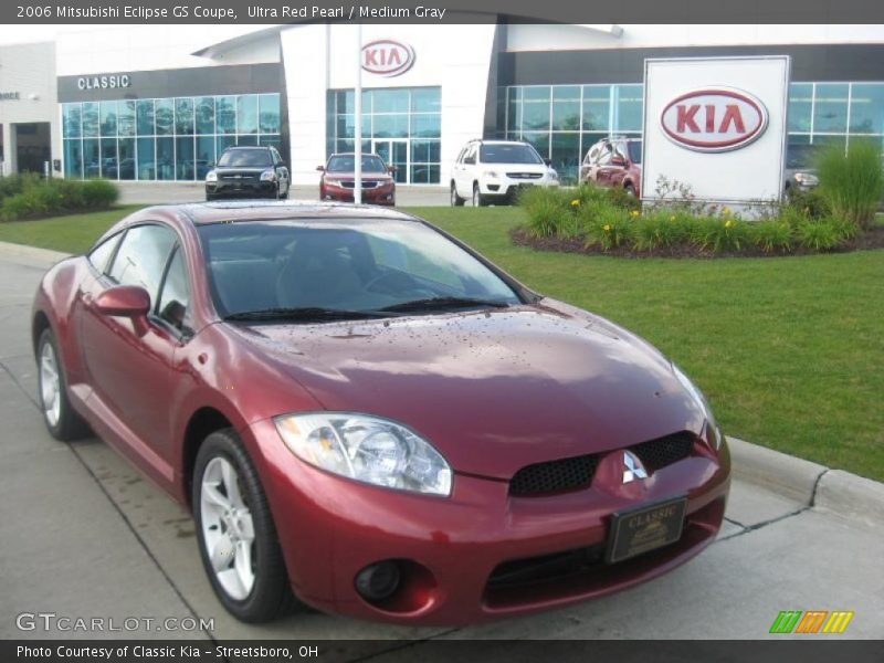 Ultra Red Pearl / Medium Gray 2006 Mitsubishi Eclipse GS Coupe
