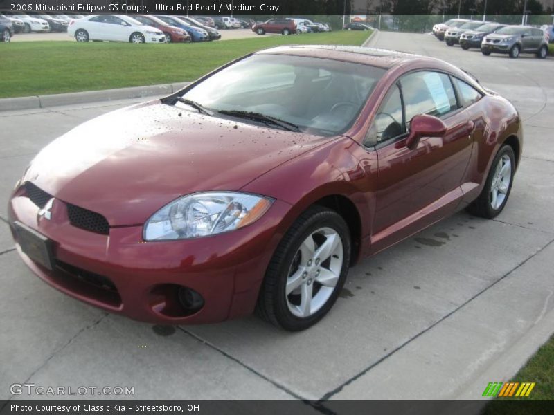 Ultra Red Pearl / Medium Gray 2006 Mitsubishi Eclipse GS Coupe