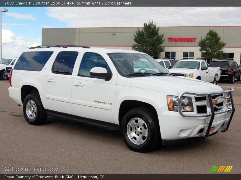 Summit White / Light Cashmere 2007 Chevrolet Suburban 1500 LT 4x4