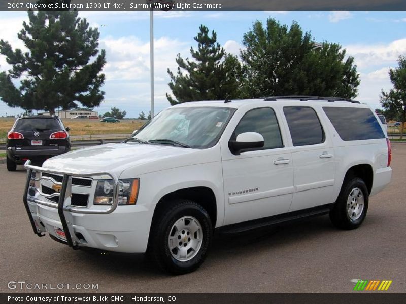 Summit White / Light Cashmere 2007 Chevrolet Suburban 1500 LT 4x4