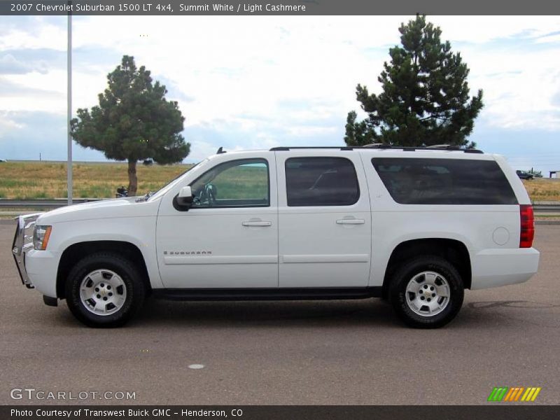 Summit White / Light Cashmere 2007 Chevrolet Suburban 1500 LT 4x4