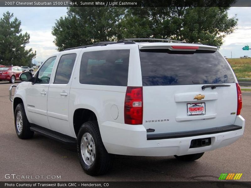 Summit White / Light Cashmere 2007 Chevrolet Suburban 1500 LT 4x4