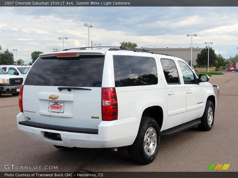Summit White / Light Cashmere 2007 Chevrolet Suburban 1500 LT 4x4