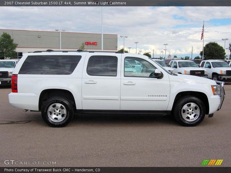 Summit White / Light Cashmere 2007 Chevrolet Suburban 1500 LT 4x4