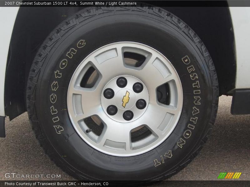Summit White / Light Cashmere 2007 Chevrolet Suburban 1500 LT 4x4